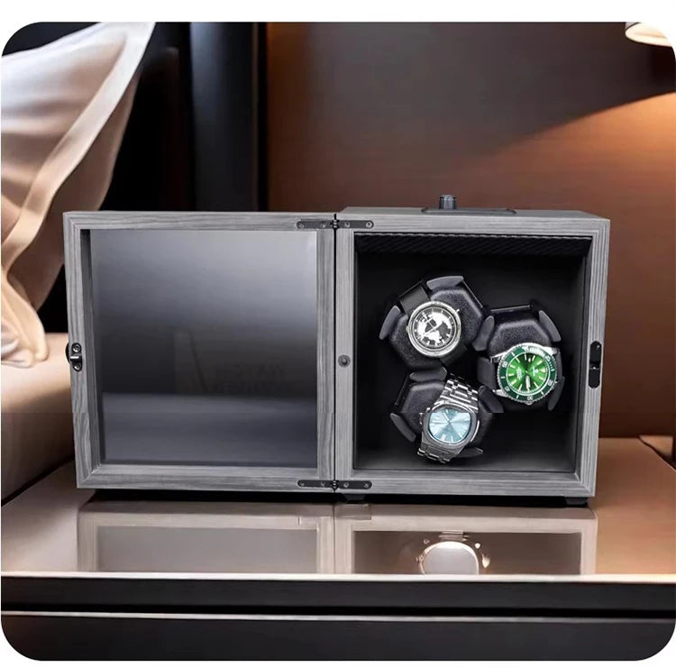 CCZIDONGH Watch Winder - Ebony texture